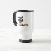 Mug De Voyage Chat d'Halloween heureux (Devant gauche)