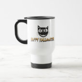 Mug De Voyage Chat d'Halloween heureux (Gauche)