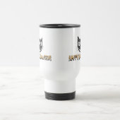 Mug De Voyage Chat d'Halloween heureux (Centre)