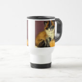 Mug De Voyage Chat d'Halloween Ragdoll vintage (Devant droit)