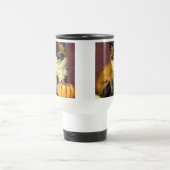Mug De Voyage Chat d'Halloween Ragdoll vintage (Centre)