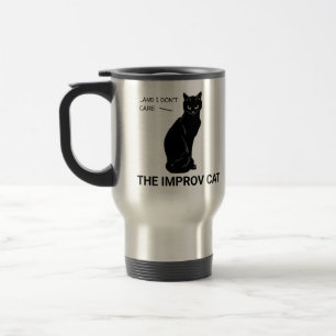 Mug De Voyage Chat D'improvisation Drôle : Oui, Et... Je m'en fi