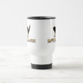 Mug De Voyage Chat effrayant d'Halloween (Centre)
