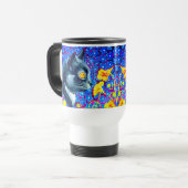 Mug De Voyage Chat en fleurs (Devant gauche)