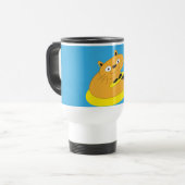 Mug De Voyage Chat heureux (Devant gauche)