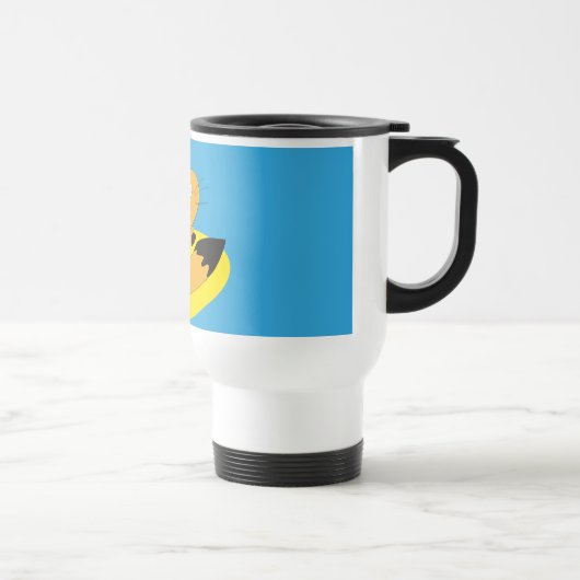 Mug De Voyage Chat heureux (Droite)