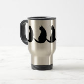 Mug De Voyage Chat noir (Devant gauche)