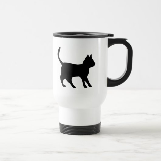 Mug De Voyage Chat noir (Droite)