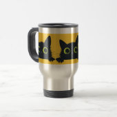 Mug de voyage Chat Noir (Devant gauche)