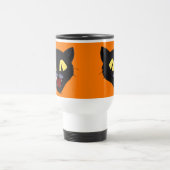 Mug De Voyage Chat noir d'Halloween (Centre)