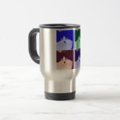 Mug De Voyage Chat noir et blanc à poils longs (Devant gauche)