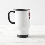 Mug De Voyage Chat noir stylisé assis, (Gauche)