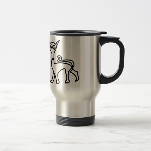 Mug De Voyage Chat Pictish (Droit)