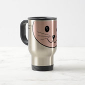 Mug De Voyage Chat rose mignon (Devant gauche)