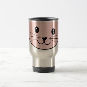 Mug De Voyage Chat rose mignon