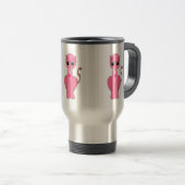 Mug De Voyage Chat rose mignon (Devant droit)