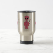 Mug De Voyage Chat rose mignon (Centre)