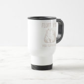 Mug De Voyage Chat sarcastique amusant (Devant droit)