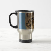 Mug De Voyage Chat tigré - voyage d'acier inoxydable/tasse de (Gauche)