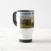 Mug De Voyage Château de Caernarfon Wales Travel Mugs. (Devant gauche)