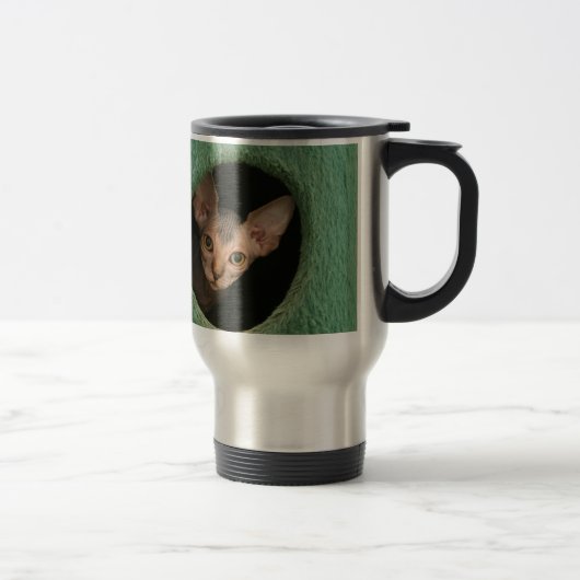 Mug De Voyage Chaton mignon de sphynx (Droit)