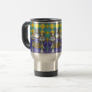 MUG DE VOYAGE CHATS CHOIR ÉGLISE & SOURIS CHANTER CAROLS DE NOËL