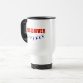 Mug De Voyage Chauffeur de bus retiré (Devant gauche)