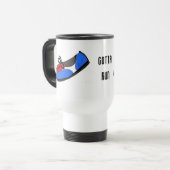 Mug De Voyage Chaussure de course - Faut que je coure (Devant gauche)