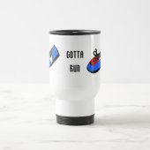 Mug De Voyage Chaussure de course - Faut que je coure (Centre)