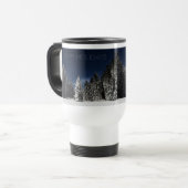 Mug De Voyage Chaussures de texte personnalisées Winter Sky (Devant gauche)