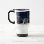 Mug De Voyage Chaussures de texte personnalisées Winter Sky (Gauche)