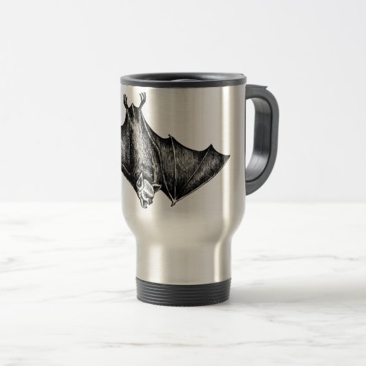 Mug De Voyage Chauve-souris (Devant droit)