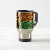 Mug De Voyage Cheetah, Giraffe, Tigre et Serpent (Devant droit)