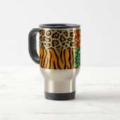 Mug De Voyage Cheetah, Giraffe, Tigre et Serpent (Devant gauche)