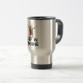 Mug De Voyage Chef de grenouille en formation de T-shirts et cad (Devant droit)