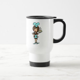 Mug De Voyage Chef de pâtisserie féminin - T-shirts et cadeaux