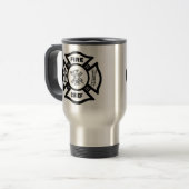 Mug De Voyage Chef des pompiers (Devant gauche)