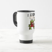Mug De Voyage Chef grenouille I Cuisiner des t-shirts et des cad (Devant gauche)