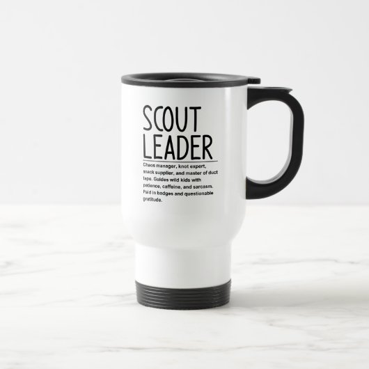 Mug De Voyage Chef scout (Droite)