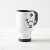 Mug De Voyage Chef tenant un bol de soupe (Devant droit)