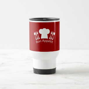 Mug De Voyage Chefs français casquette et argenterie de