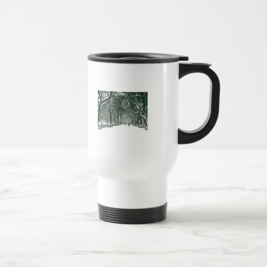 Mug De Voyage Chemin de neige de Central Park (Droite)