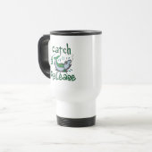 Mug De Voyage Chemises de pêche de capture et de déverrouillage (Devant gauche)