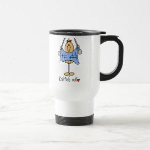 Mug De Voyage Chemises et cadeaux de fou de tricot