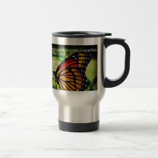 Mug De Voyage Chenilles dans des papillons