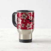 MUG DE VOYAGE CHERRY BLOSSOM - SAKURA (ROUGE) (Devant gauche)