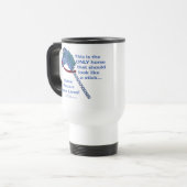 Mug De Voyage Cheval à bâche (Devant gauche)