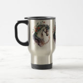 Mug De Voyage Cheval aquarelle (Gauche)