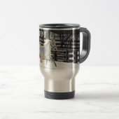 Mug De Voyage Cheval blanc galopant (Devant droit)