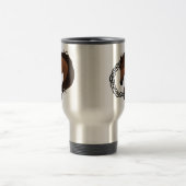 Mug De Voyage Cheval Brown celtique Jaune (Centre)